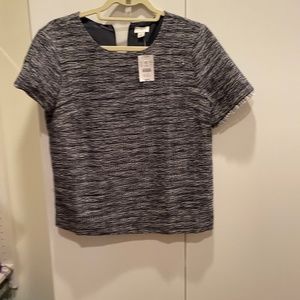 Jcrew Tweed Top